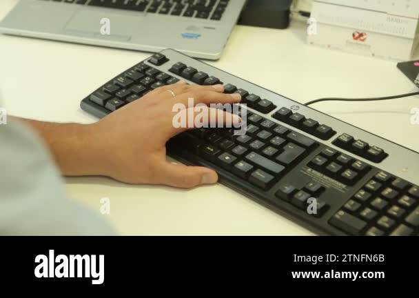 Using The Pc Keyboard Person using computer keyboard Stock Videos & Footage - HD and 4K Video ...