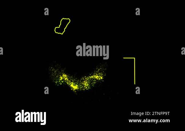 Equatorial guinea digital map Stock Videos & Footage - HD and 4K Video