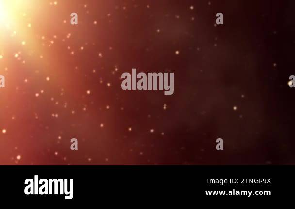 Loop top left orange gold optical lens flares light rotation with with ...