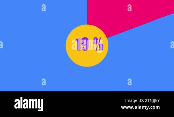 Modern Loading white Circle Ring on blue background. 100 percent in the ...