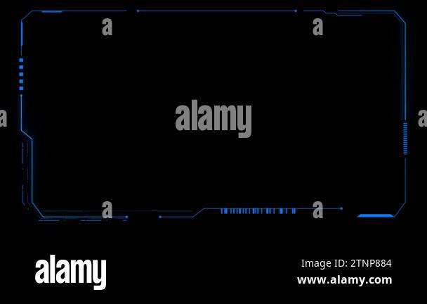HUD display screen frames, info boxes and UI interface of future ...