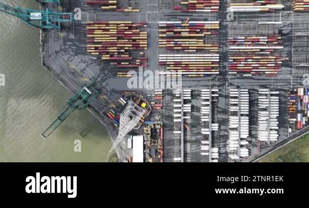 Container Facility Container handling facilities Stock Videos & Footage - HD and 4K Video ...