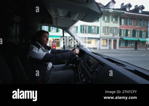 Truck driver on steering wheel Stock Videos & Footage - HD and 4K Video ...