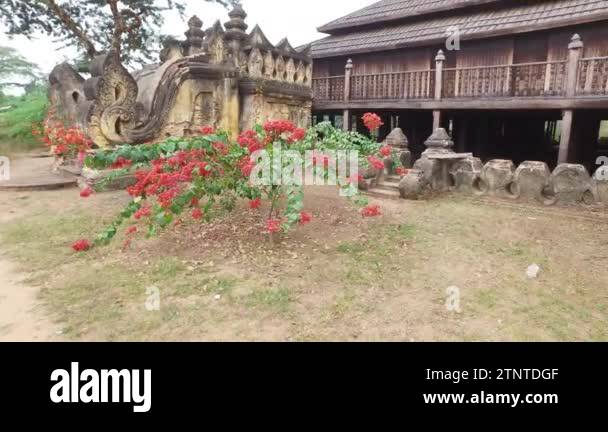 Wooden burmese buddhist monastery Stock Videos & Footage - HD and 4K ...