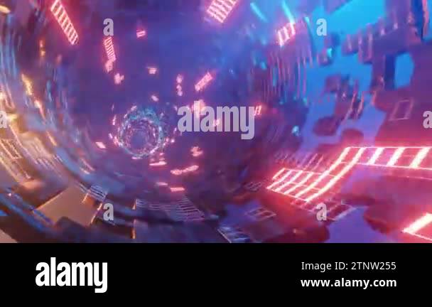 Sci fi technology background, Futuristic sci-fi metal shapes and ...