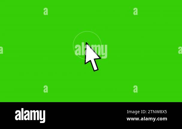 Mouse Click, Computer Mouse Animated symbol of arrow cursor. animation ...