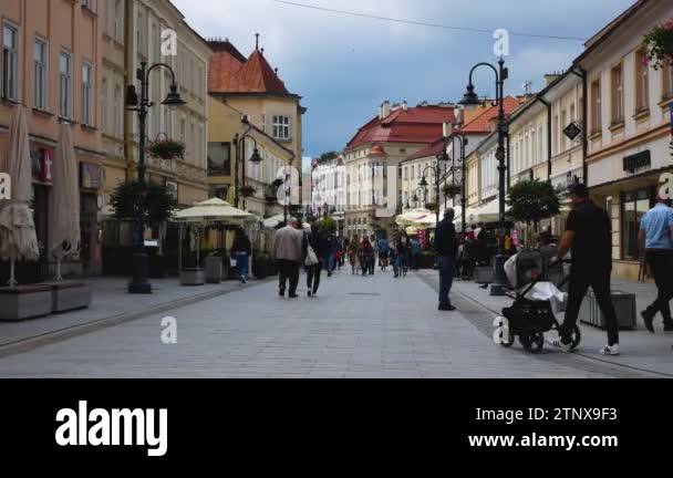 Rzeszow, Poland - June, 15, 2023: The quiet historical center of the ...