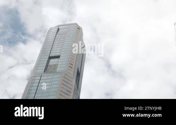 Modern office high rise skyscraper financial buildings in city business ...
