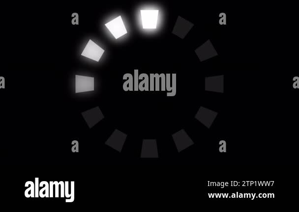 Loading Circulo Video Loading Circle Video with Glow. Loading Animation on Transparent ...