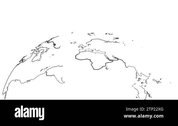 Doodle world map Stock Videos & Footage - HD and 4K Video Clips - Alamy