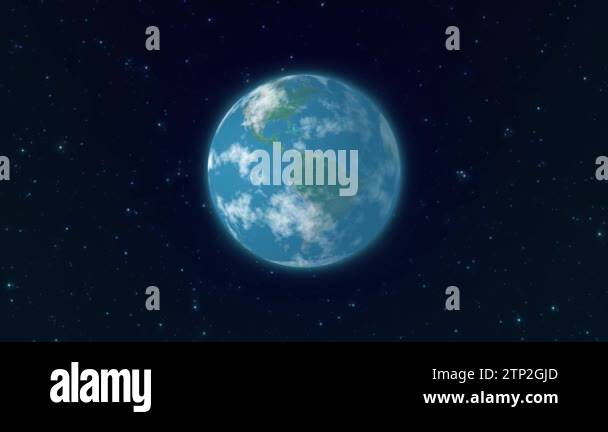 4k animation of rotating earth Stock Video Footage - Alamy