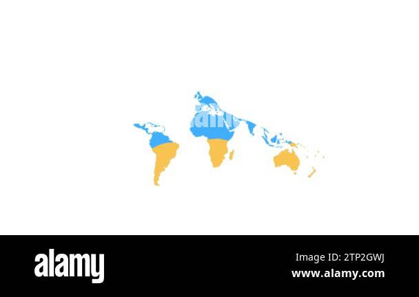 Flat earth map with countries Stock Videos & Footage - HD and 4K Video ...