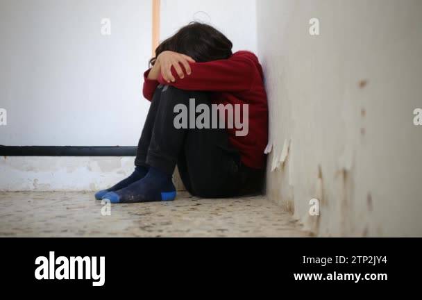 domestic violence. little boy with bruises and abrasions autistic on ...