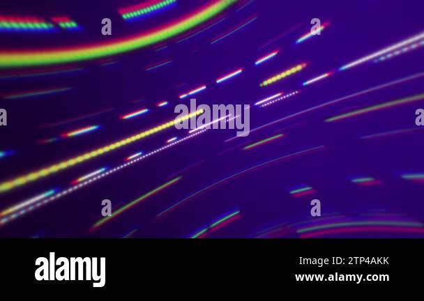 Trendy retro cyberpunk background with glowing neon lines, dashed lines ...