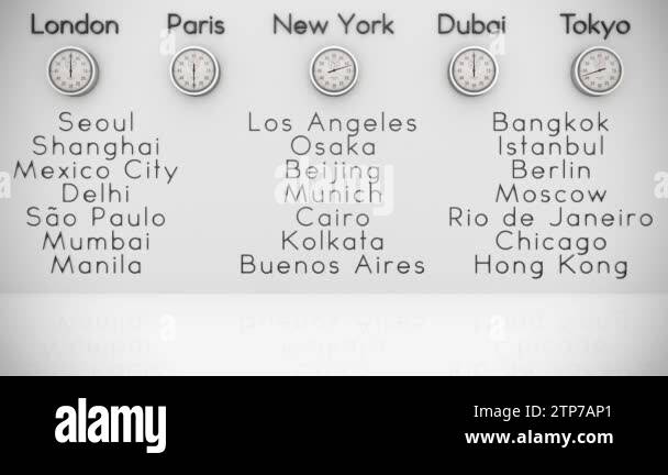 Wall world map clocks Stock Videos & Footage - HD and 4K Video Clips ...