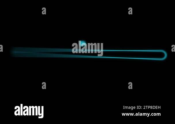 Loading Blur Blur and glow effect blue color loading bar animation isolated on a ...