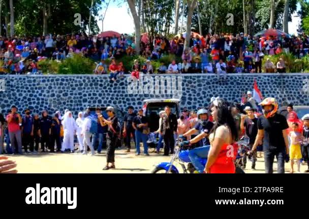 Bandung, West Java, Indonesia - 17 August, 2023 : Footage of ...