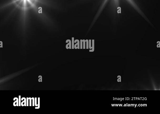 Lens flare effects on black background Stock Video Footage - Alamy