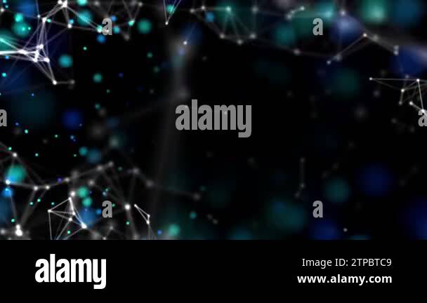 Plexus fantasy abstract technology and engineering motion background ...