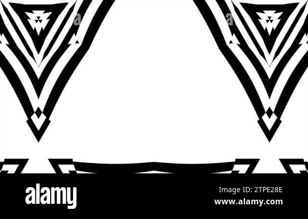 Abstract CGI motion graphics and animated background with moving black ...