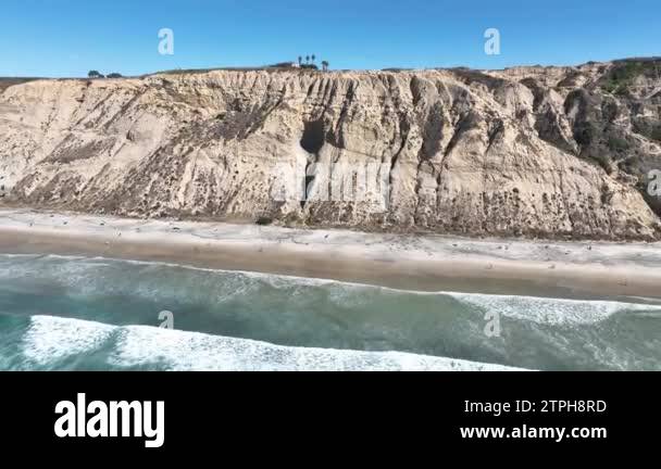 Blacks Beach At San Diego In California United States. Paradisiac Beach