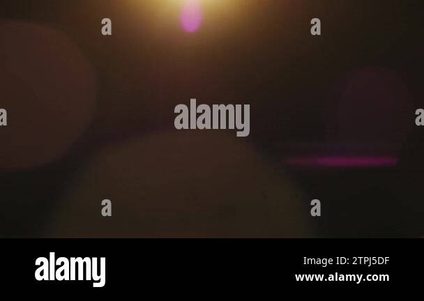 Anamorphic lens flares creative advertisement concept Cinematic lights
