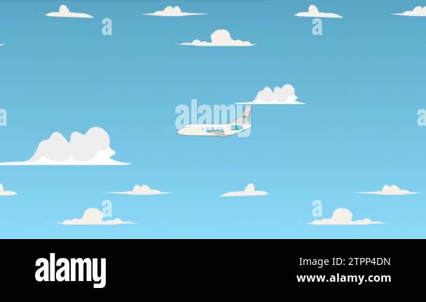 Paper airplane cartoon vector Stock Videos & Footage - HD and 4K Video ...