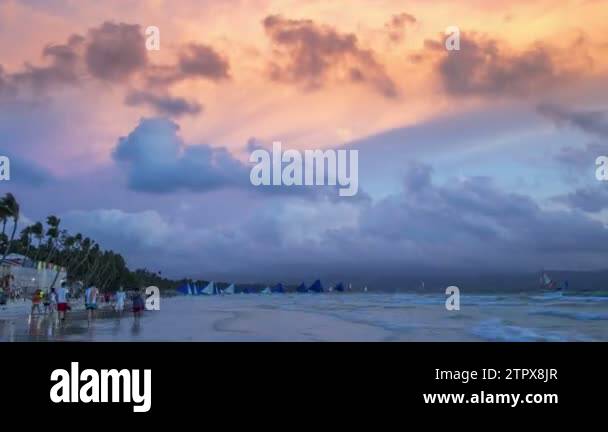 Boracay beach people activity boat Stock Videos & Footage - HD and 4K ...