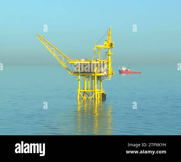 Oil Rig Clips Oil rig platform construction Stock Videos & Footage - HD and 4K Video ...