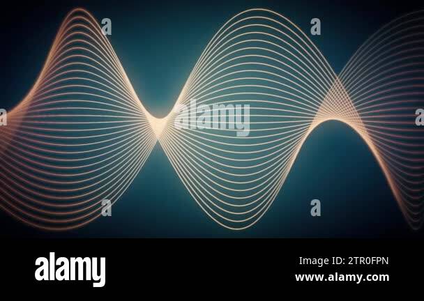 Abstract CGI motion graphics and animated background of white lines and ...