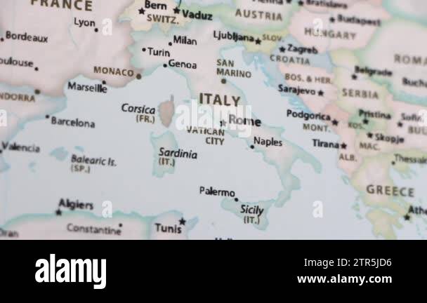 Italy Political Map Stock Videos Footage HD And 4K Video Clips Alamy Italy On A Political Map Of The World Video Defocuses Showing And Hiding The Map 2tr5jd6 