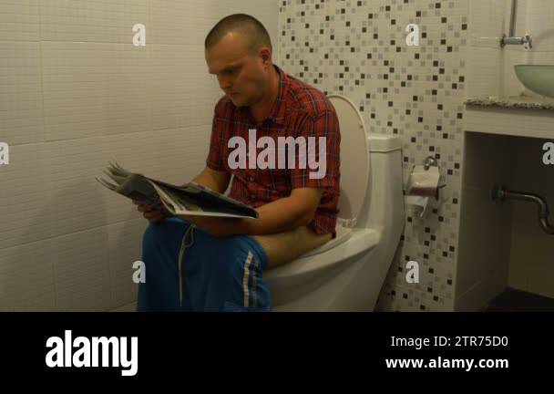 Person on the toilet reading Stock Videos & Footage - HD and 4K Video ...