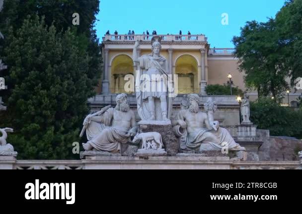 Fountain of the goddess of rome Stock Videos & Footage - HD and 4K ...