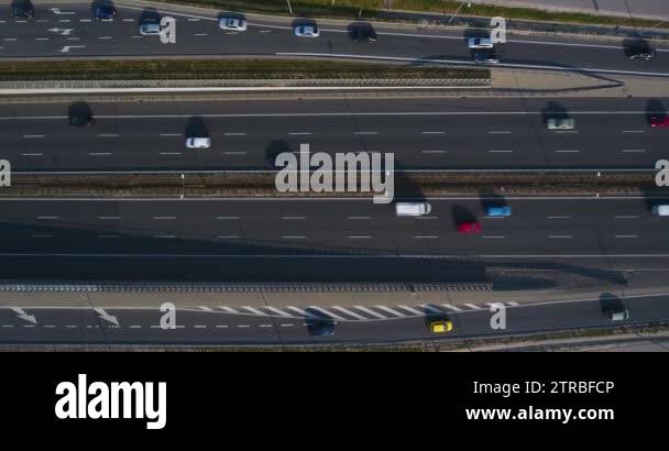 Overhead view wide highway aerial Stock Videos & Footage - HD and 4K ...
