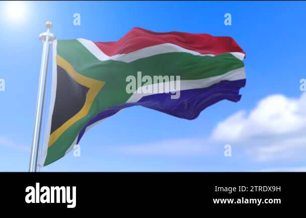 Waving south african flag Stock Videos & Footage - HD and 4K Video ...