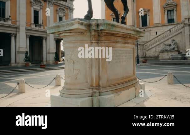 Statue emperor marcus aurelius rome Stock Videos & Footage - HD and 4K ...