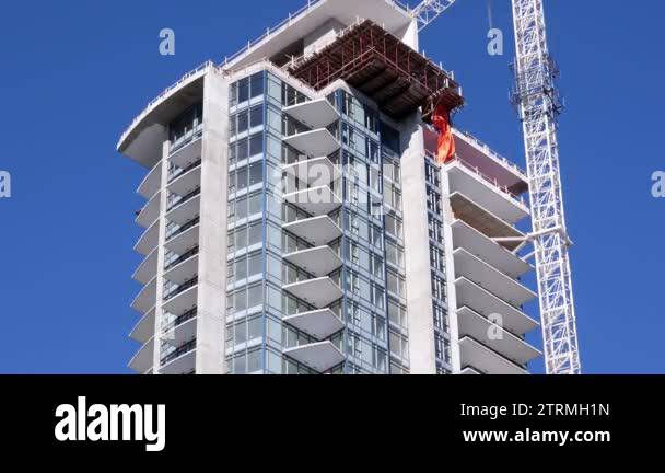 Construction new high rise building Stock Videos & Footage - HD and 4K ...