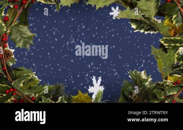 Christmas holly frame border Stock Videos & Footage - HD and 4K Video ...