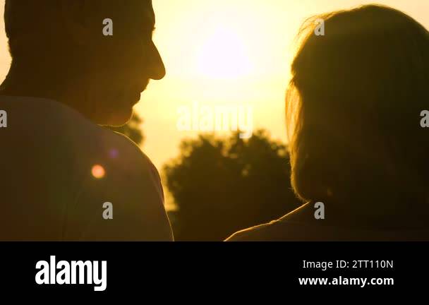 Man woman admiring sunset Stock Videos & Footage - HD and 4K Video ...