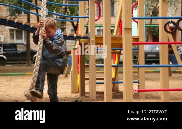 Rope playground climb Stock Videos & Footage - HD and 4K Video Clips ...