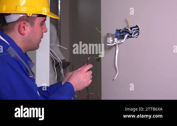 Workman using multimeter in Stock Videos & Footage - HD and 4K Video ...