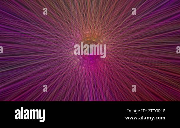 4k Slow Hyper Warp Neon Stars Rotating Tunnel Disco VJ Motion ...