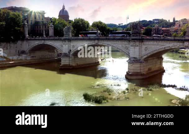 Roman bridge rome italy Stock Videos & Footage - HD and 4K Video Clips ...