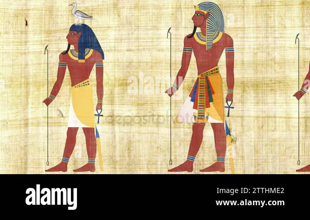 Egyptian gods symbols vector Stock Videos & Footage - HD and 4K Video ...