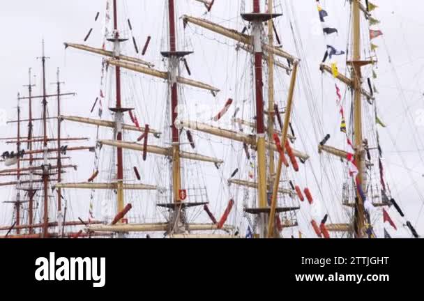 Mast sail windjammer masts Stock Videos & Footage - HD and 4K Video ...