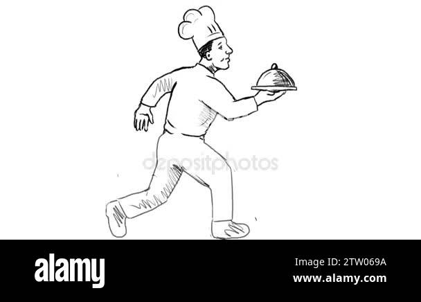White cartoon style chef Stock Videos & Footage - HD and 4K Video Clips ...