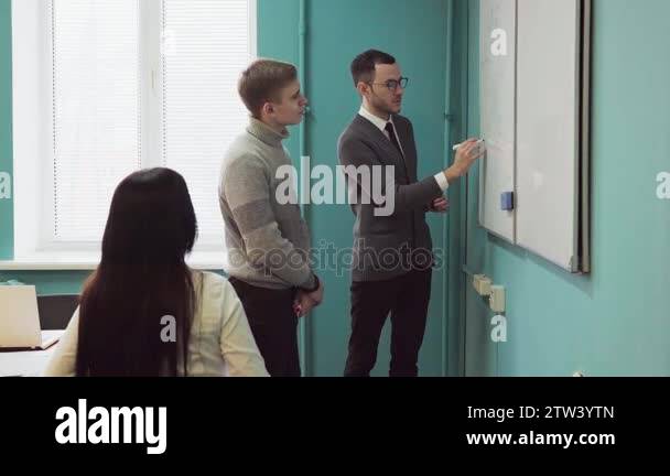 Classroom whiteboard teacher Stock Videos & Footage - HD and 4K Video ...