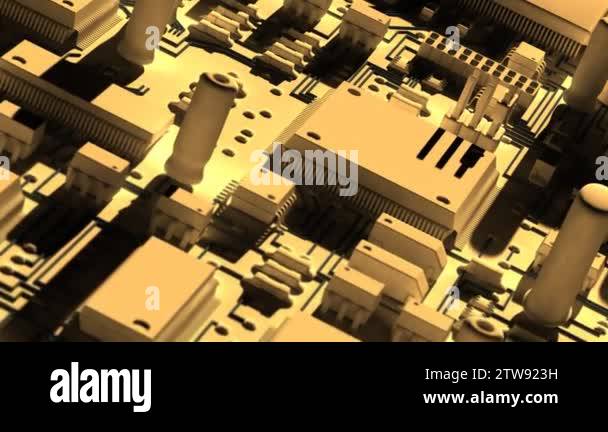 Computer inside fantasy circuit board Stock Videos & Footage - HD and ...