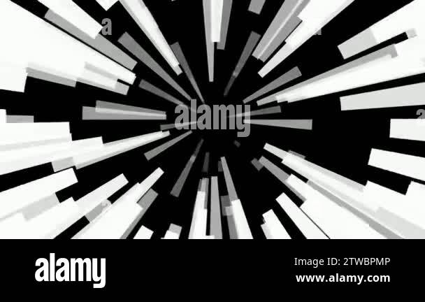 Abstract CGI motion graphics and animated background with white and ...