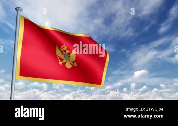 flag-of-the-montenegro-stock-videos-footage-hd-and-4k-video-clips